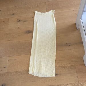 Monday swimwear cover up skirt off white